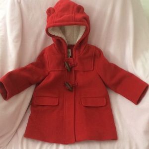 GAP Red Kids Coat with Hood
